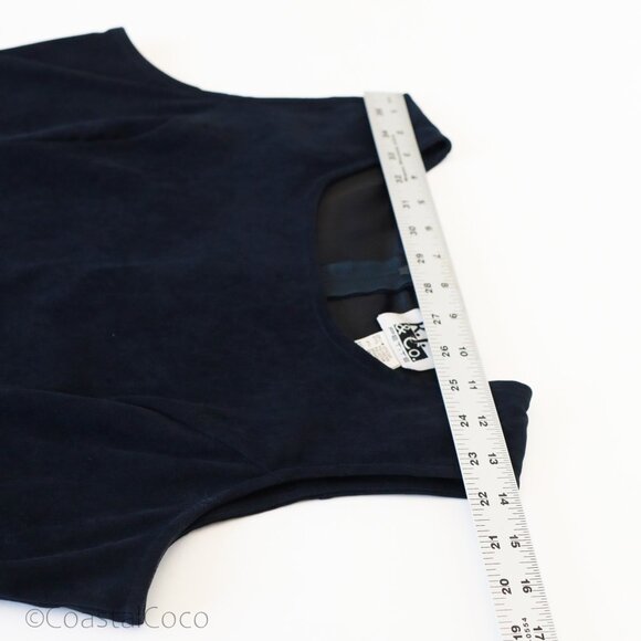 Vintage RJ&Co Dress Jacket Set 12P Micro Suede Floral Embroidered Career Holiday - Picture 14 of 16